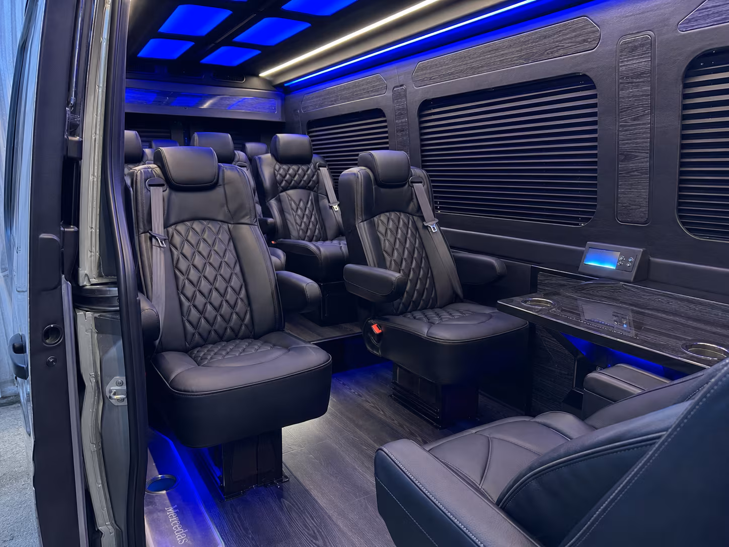 sprinter van transportation for groups and events across west des moines