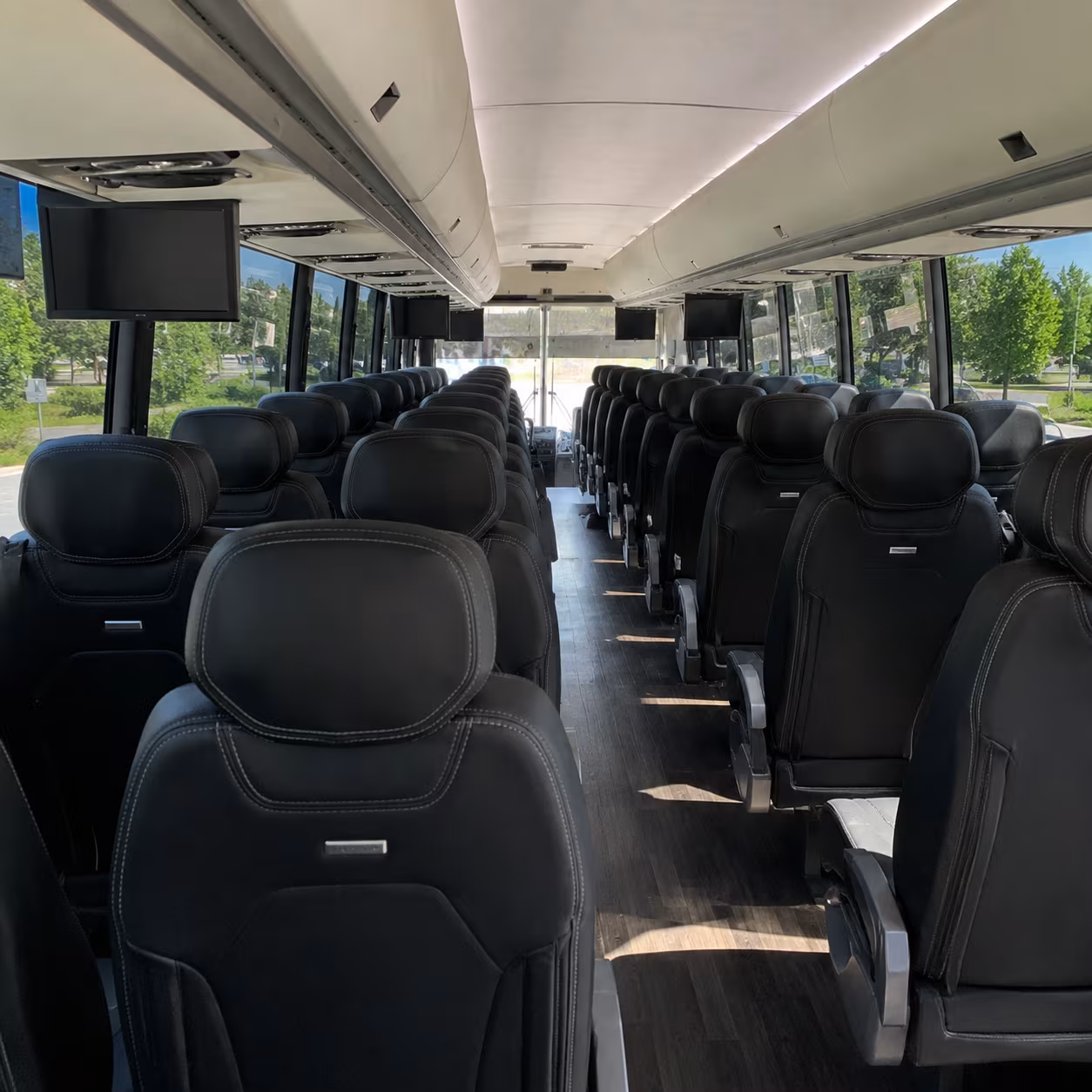west des moines long distance transportation onboard seating
