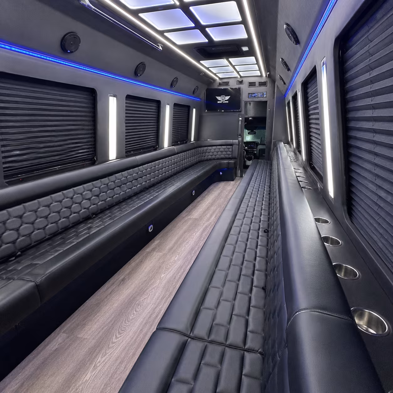 west des moines party bus rentals inside