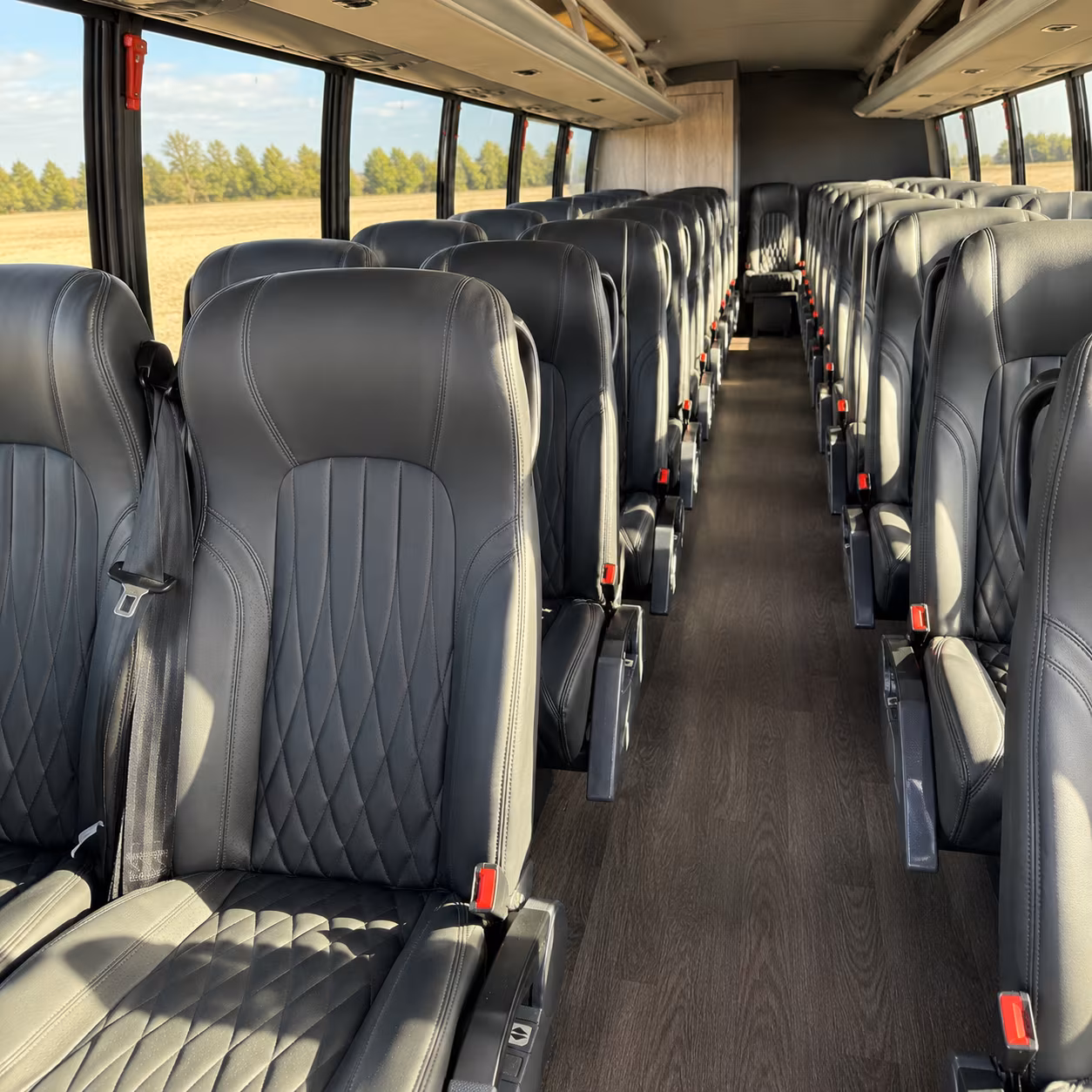 west des moines wedding transportation onboard seating